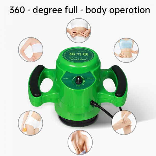 Shiatsu body Massager, Back Massager Deep Tissue Kneading Massager Orbital Electric Portable Therapeutic Handheld with 17 Speed Vibration for Pain Deep Tissue Massage Therapy, Back, Neck, Shoulder Relief - Image 2