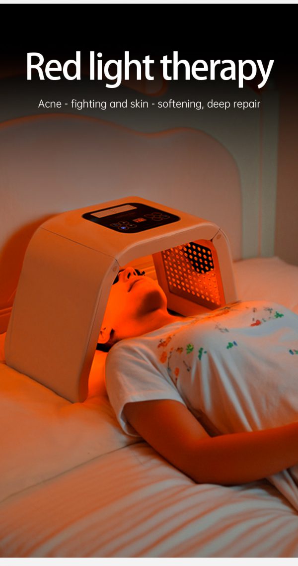 Red-Light-Therapy-for-Face, 7 Color Light Therapy LED Face Mask SPA Equipment - Image 2