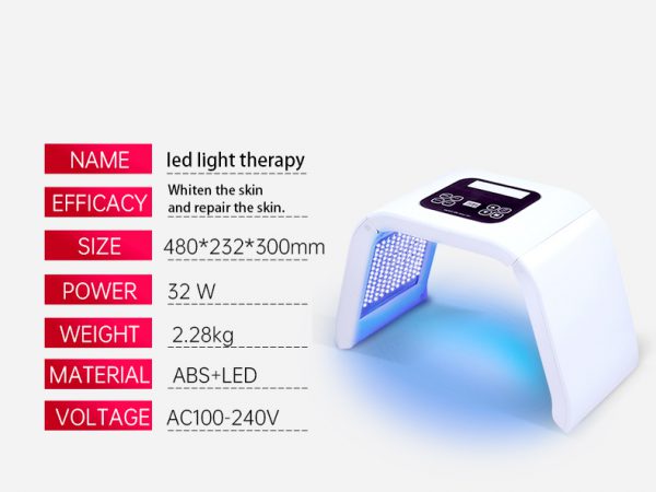 Red-Light-Therapy-for-Face, 7 Color Light Therapy LED Face Mask SPA Equipment - Image 4